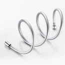 Shower Hose Water Heater Rain Shower Bathroom Stainless Steel Shower PVC Nozzle Hose, Specification: 2m Silver