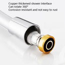 Shower Hose Water Heater Rain Shower Bathroom Stainless Steel Shower PVC Nozzle Hose, Specification: 1.5m Golden