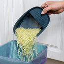 2 PCS Saddle Food Waste Drain Basket(Twilight Orange)