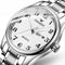 FNGEEN 7811 Middle-aged and Elderly Men Large Digital Dial Quartz Watch(Between Gold White Surface)