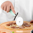 9 in 1 Plastic Handle Stainless Steel Kitchen Utensils Household Gadget Set(Cyan)