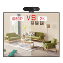 F2 2K Full HD USB 2.0 Computer Live Conference Camera USB Drive-Free Web Camera