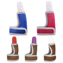 ZT001 Baby Silicone Molar Finger Cots Children Anti-Bite Hand Breathable Thumb Cots Teether Maternal And Baby Products(Red Transparent)