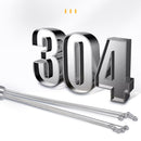 2 PCS Manual Whisk Stainless Steel Glass Bead Egg Whisk Kitchen Household Hand-Held Baking Tools Type A 12 Inch