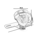 Universal Retro Waning Tail Light Motorcycle Modified Rear Tail Light Brake Light(Black)