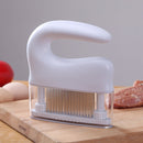 Stainless Steel Tenderloin Meat Knocking Meat Needle 48-Pin Household Kitchen Rib Breaker(White)