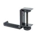 Headphone Bracket Internet Cafe Monitor Earphone Hanger Desktop Earphone Display Stand, Style: Lock Clip Type (Black)