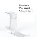 Headphone Bracket Internet Cafe Monitor Earphone Hanger Desktop Earphone Display Stand, Style: Lock Clip Type (Black)