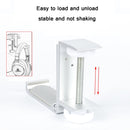 Headphone Bracket Internet Cafe Monitor Earphone Hanger Desktop Earphone Display Stand, Style: Lock Clip Type (Black)