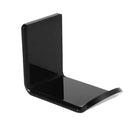 2 PCS Headphone Bracket Sticky Headset Hanger(Black)