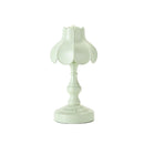 Retro Charging Table Lamp Bedroom Bed LED Eye Protection Light(LD05 Lotus Light Green)