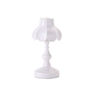Retro Charging Table Lamp Bedroom Bed LED Eye Protection Light(LD05 Lotus White)