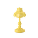 Retro Charging Table Lamp Bedroom Bed LED Eye Protection Light(LD05 Lotus Yellow)