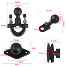 Motorcycle Multi-Function Mobile Phone Holder Adjustable Universal Locomotive Riding Anti-Shake Fixed Equipment(All-rounder U-shape)