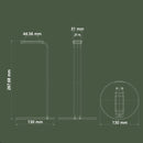 Aluminum Alloy Headphone Holder H-Stand Headphone Display Stand Headphone Storage Rack(Dark Gray)