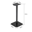 Headphone Holder Aluminum Alloy Internet Cafe Computer Headphone Stand Hanger Hook Display Shelf( D5 Black)
