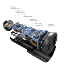 WOTOBE WTB-CQT23L 83W PD3.0+QC3.0 Car Charger(Black Red Light)