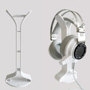 2 PCS Universal Headphone Holder Display Shelf Internet Cafe Computer Headphone Hanger(White )