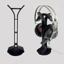 2 PCS Universal Headphone Holder Display Shelf Internet Cafe Computer Headphone Hanger(Black )