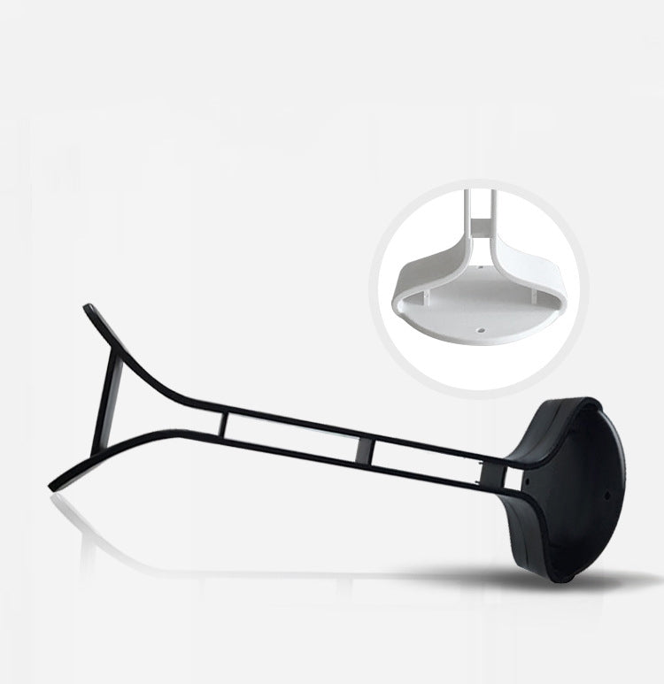 2 PCS Universal Headphone Holder Display Shelf Internet Cafe Computer Headphone Hanger(White )