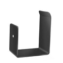 2 PCS Z5 All-Aluminum Alloy Headphone Holder Hanger Hook Wall Display Shelf(Black)