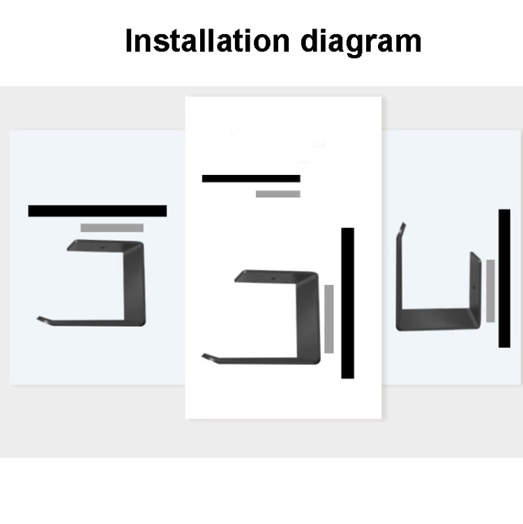 2 PCS Z5 All-Aluminum Alloy Headphone Holder Hanger Hook Wall Display Shelf(Silver Gray)