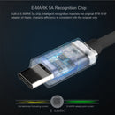 2 PCS WOTOBE PD100W 5A Type-C to Type-C Fast Charging Data Cable With E-Mark Chip, Model: 3m(Black)