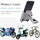Bicycle Riding Navigation Mobile Phone Holder Motorcycle Car Aluminum Alloy Mobile Phone Holder(Handlebar Silver)