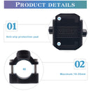 Bicycle Riding Navigation Mobile Phone Holder Motorcycle Car Aluminum Alloy Mobile Phone Holder(Handlebar Black)