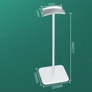 D6 Headset Aluminum Alloy Earphone Holder Internet Cafe Computer Headphone Hanger Display Shelf(Silver Gray)