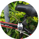 Portable Bicycle Motorcycle Anti-Theft Lock Telescopic Wire Lock Cartoon Cow Password Lock(Black)