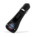 2 PCS Multi-Function Digital Display Car Charger Dual USB Interface Car Charger Display Voltage And Current