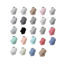 Multifunctional Cotton Nursing Towel Safety Seat Cushion Stroller Cover(Light Blue)
