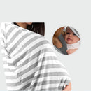 Multifunctional Cotton Nursing Towel Safety Seat Cushion Stroller Cover(Feather)