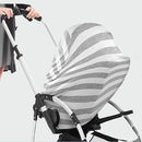 Multifunctional Cotton Nursing Towel Safety Seat Cushion Stroller Cover(Feather)