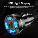 2 PCS BK-358 3A QC3.0 4USB Car Charger One For Four Mobile Phone Car Charger(White)