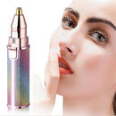2 In 1 Electric Shaver Lady Eyebrow Trimmer Lipstick Automatic Facial Hair Removal Device, Style: Dry Battery