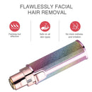 2 In 1 Electric Shaver Lady Eyebrow Trimmer Lipstick Automatic Facial Hair Removal Device, Style: Charging