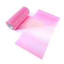2 PCS Glitter Rainbow Net Yarn Roll for Photo Background / Desktop Decoration / Skirt, Length: 9m, Width: 15cm(ABK5 Rose Pink Gradient Glitter)