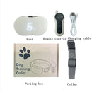 Remote Control Dog Training Device Bark Stopper Rechargeable Collar Waterproof Electric Shock Vibration Trainer, Specification: One for One