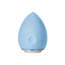 Smart Cleansing and Makeup Remover Negative Ion Introduction Hot Compress Cleansing Apparatus Compact and Portable Pore Cleaner(Crystal Blue)