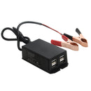 2 PCS 12/24V 4 USB Interface Motorcycle Car Mobile Phone Charger