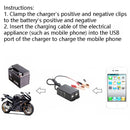 2 PCS 12/24V 4 USB Interface Motorcycle Car Mobile Phone Charger
