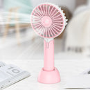 Desktop Portable Handheld Mini Silent Fan, Colour: X3 Pink