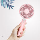 Desktop Portable Handheld Mini Silent Fan, Colour: X3 Pink