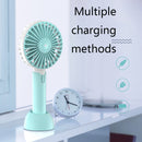Desktop Portable Handheld Mini Silent Fan, Colour: X3 Pink