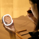 SF-HZ1 Candy Makeup Mirror Beauty Makeup Light Storage Portable LED Mini Fill Light Beauty Makeup Mirror(Blue)