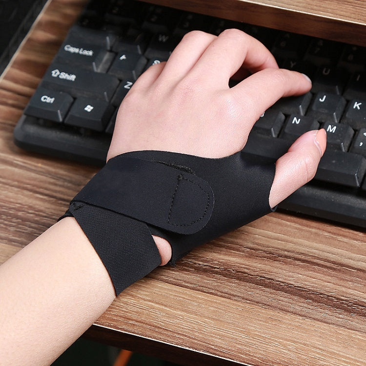 2 PCS Volleyball Badminton Tendon Sheath Wristband Thin Wrist Sprain Thumb Cover, Specification: Mï¼ˆLeft Handï¼‰