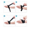 2 PCS Volleyball Badminton Tendon Sheath Wristband Thin Wrist Sprain Thumb Cover, Specification: Mï¼ˆLeft Handï¼‰