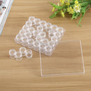 30 in 1 Storage Jars Cosmetic Plastic Sub-Bottles Screw-Sealed Empty Bottles With Lids